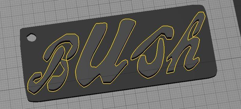 Bush (Band) - Keychain 