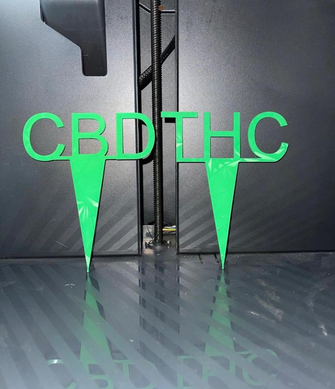 THC CBD plant markers