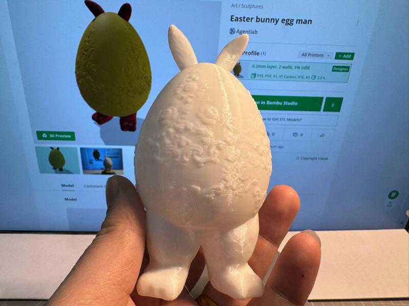 Easter  bunny egg man