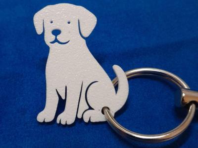 Simple Puppy Dog keychain