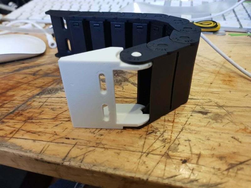 15x40 Drag Chain Male Termination End Connector