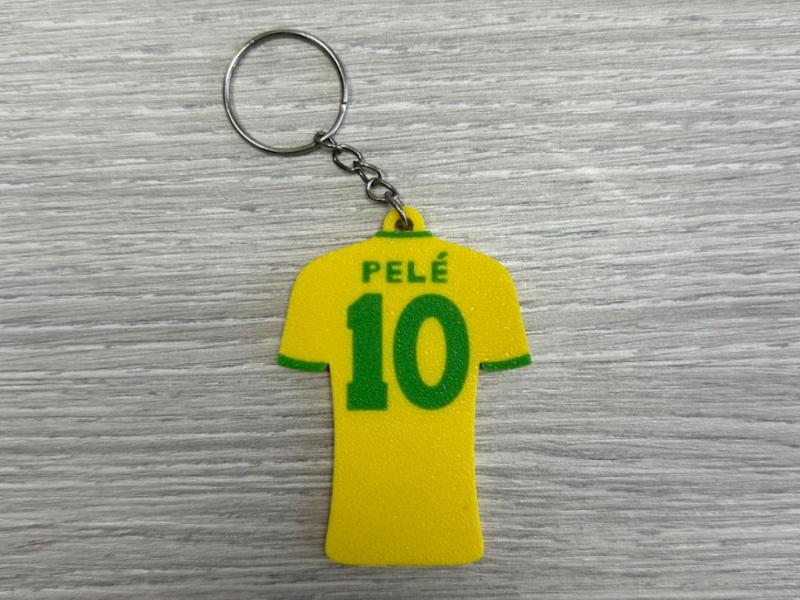 Pelè T-Shirt Keychain - Brazil  