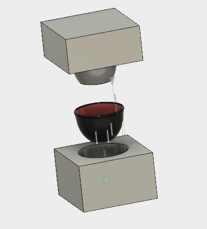 Molde para taza de te -  mold for tea cup