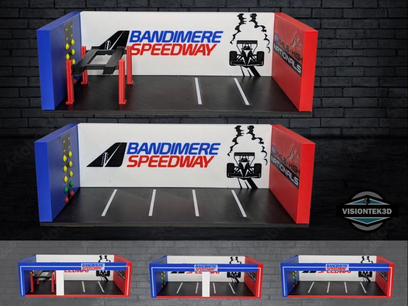 Bandimere Speedway 1:64 Garage Diorama