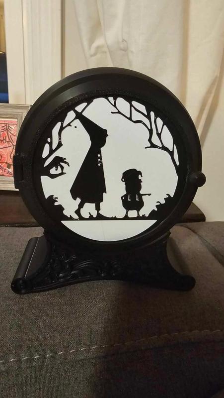 Over The Garden Wall Scene for Halloween Tea Light Display