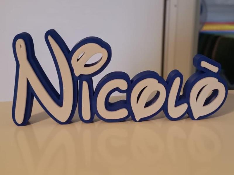 Nicolò Disney Name Sign Ornament Room child Birth