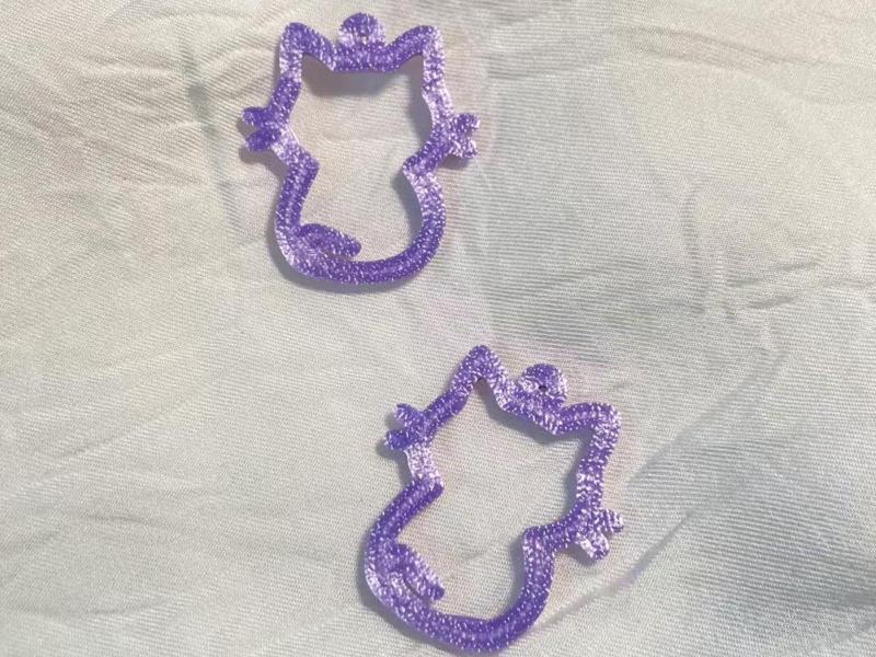 Cat Outline Earrings 2
