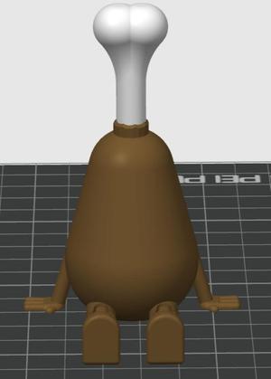 Articulated Turkey/Chicken leg