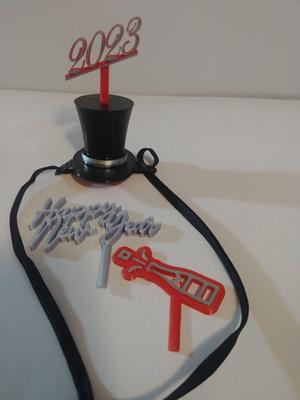 Tiny New Years Hat 2023