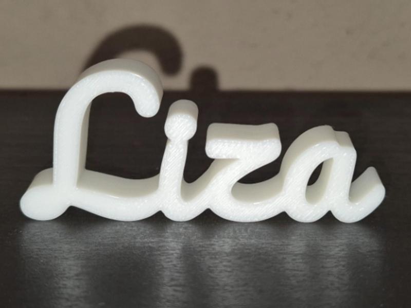 Liza Name Sign Display Decor