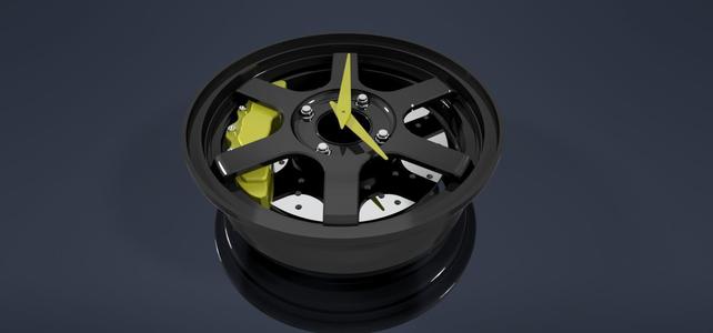 Mags Wall Clock (Volks Rays TE37)