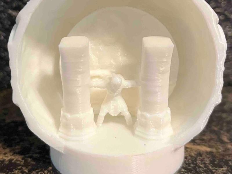 Samson Brings Down The Temple Christmas Ornament