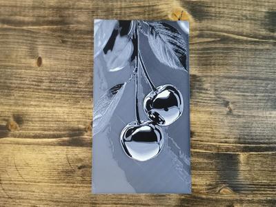 Chrome Cherries HueForge Art