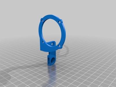 Mega I3 Filament Sensor and Extruder Fan Bracket