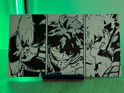 My hero academia - manga panel 