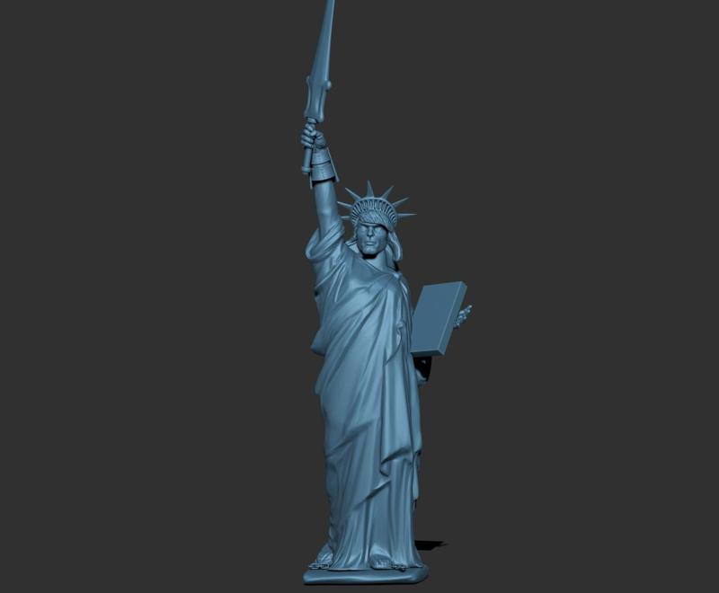 Heman statue of liberty