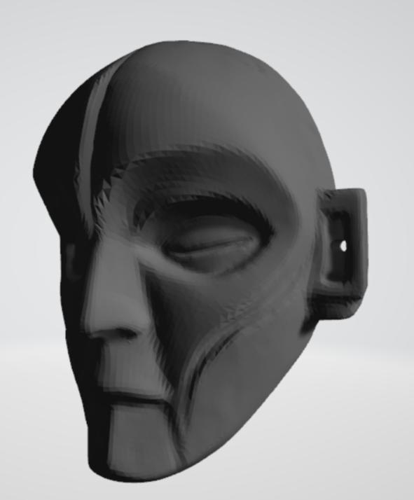 African mask to hang on the wall