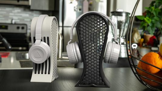🎧Hex Stand – Modular Headphone Stand with Honeycomb Structure (Split Model)