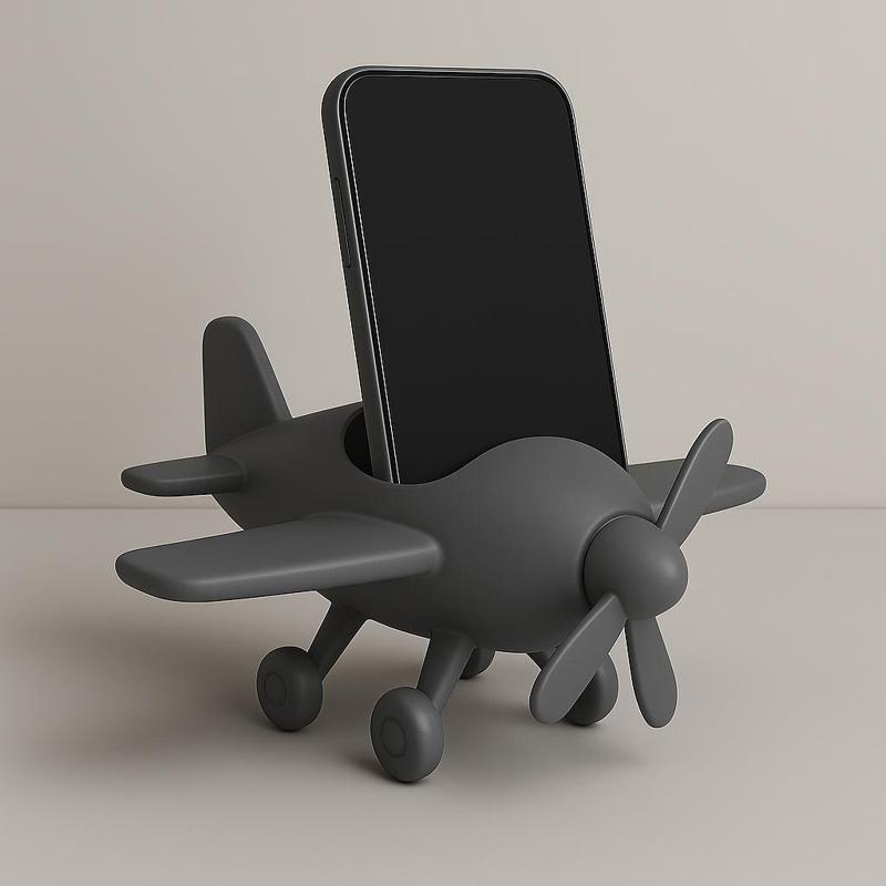 Airplane-Themed Mobile Stand