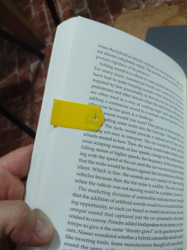 SEÑALADOR PARA LIBRO - BOOKMARK LINE AND PAGE MARKER