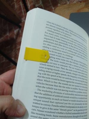 SEÑALADOR PARA LIBRO - BOOKMARK LINE AND PAGE MARKER