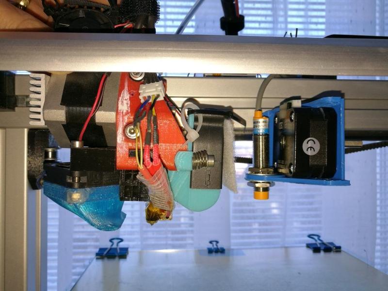 E3D Titan Aero - FELIX printer upgrade - with bed autoleveling probe