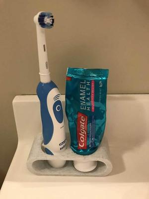 Electric Toothbrush and Toothpaste holder