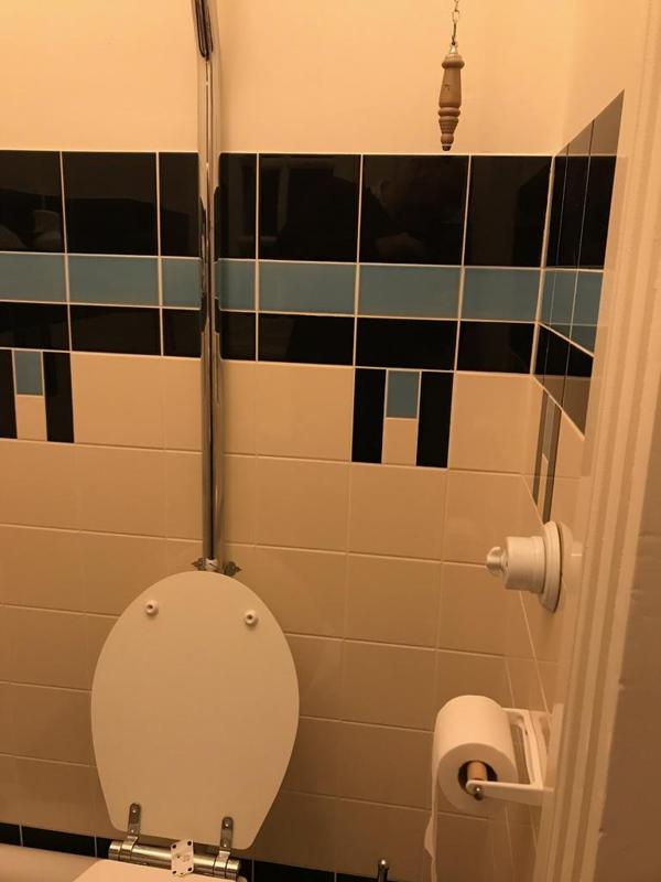 Flush handle for classic art deco toilet