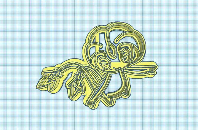 Pokemon: Uxie Cookie Cutter