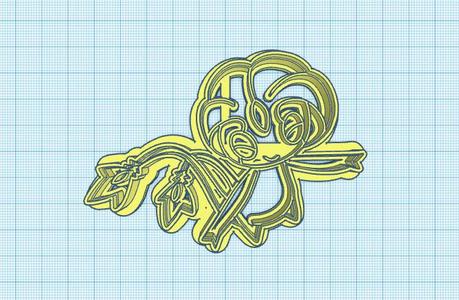 Pokemon: Uxie Cookie Cutter