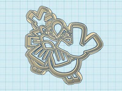 Pokemon: Hariyama Cookie Cutter