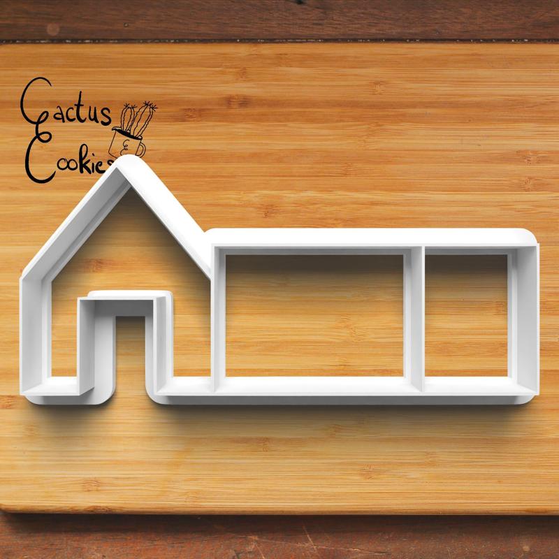 Gingerbread House for Cups Cookie Cutter 0728