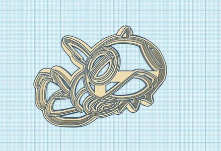 Pokemon: Dudunsparce Cookie Cutter