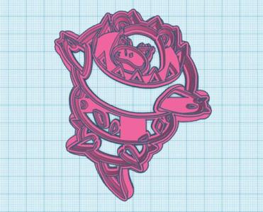 Pokemon: Mega Slowbro Cookie Cutter