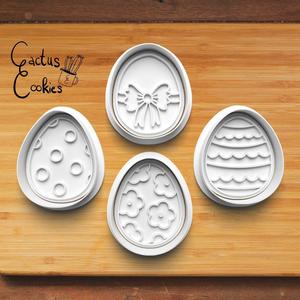 Easter Eggs Cookie Cutter set 0805
