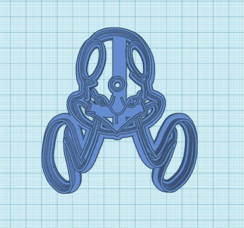 Pokemon: Tentacool Cookie Cutter