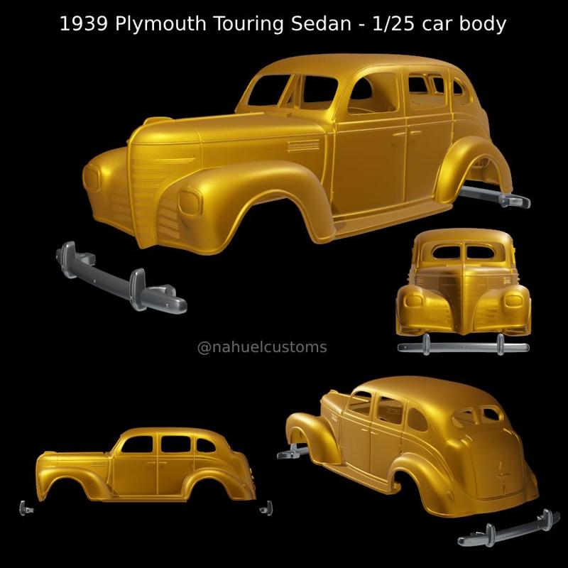 1939 Plymouth Touring Sedan - 1/25 car body