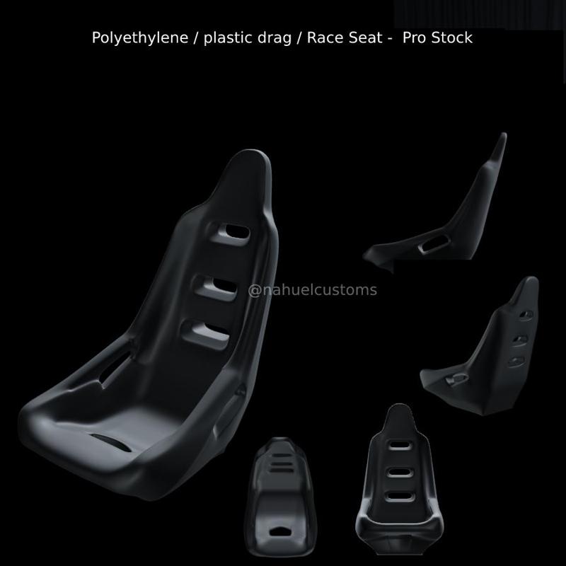 Polyethylene / plastic drag / Race Seat -  Pro Stock