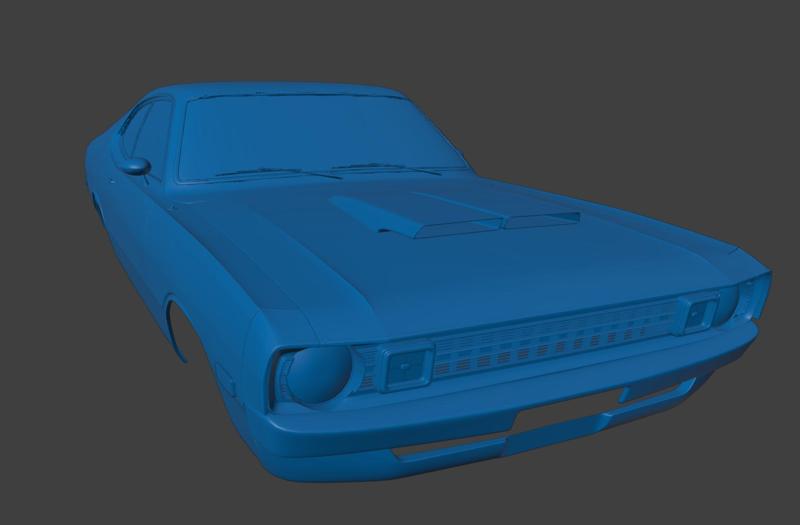 RC BODY 1972 DODGE DEMON 340 3D PRINT STL