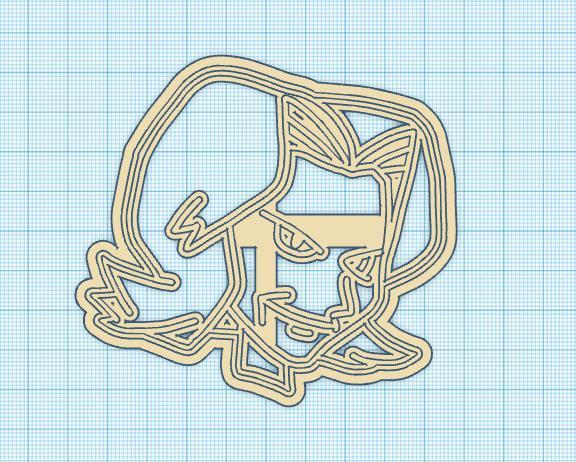Pokemon: Agathe Cookie Cutter