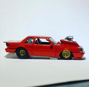 1/64 Pro Street Set Weld Wheels Supercharger ++
