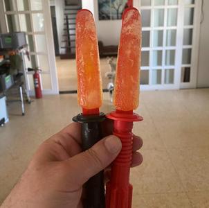 Lightsaber Popsicles (May the Force be With You)