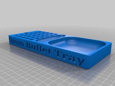 9mm Airgun Bullet Loading Tray