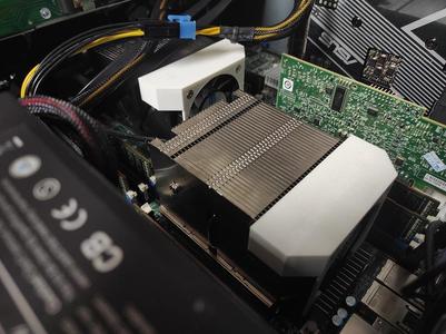 LGA2011-3 Narrow ILM Supermicro 2HE heatsink 60mm fan adapter (10 and 15mm fans)