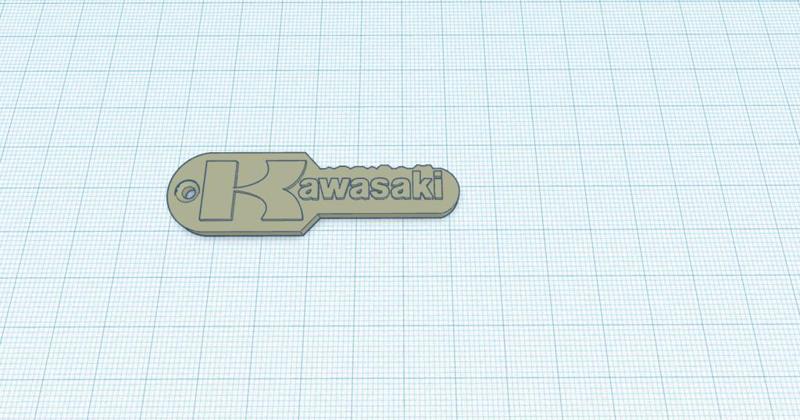 Kawasaki Z900 - Key chain / Key ring