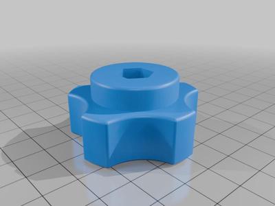Knob 1/4-20 without Hole