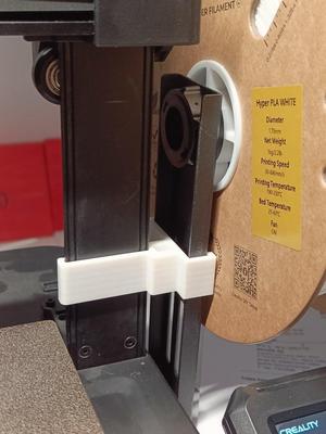 Side spool holder anti-wobble snap-on fixer Ender-3 V3 KE