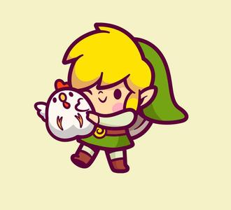 CHICKEN LINK COMBO Zelda, Breath of the wild and Tears of the kingdom keychains