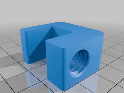 Fixed Wall Mount C-Clamp with updated screw handle