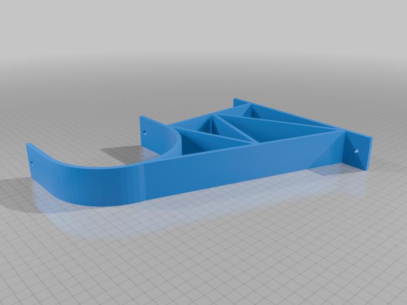 wall bracket for duct